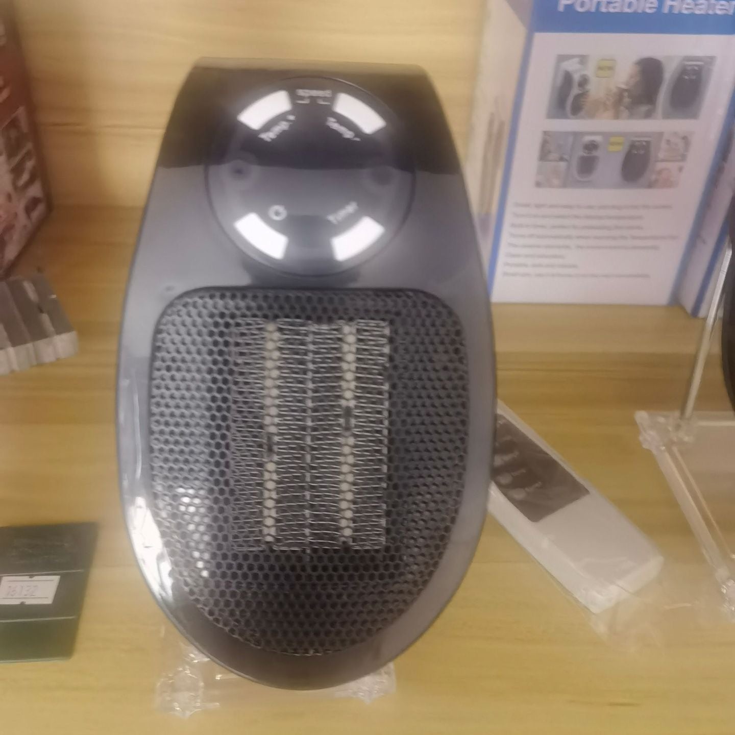 Mini Wall-mounted Heater Black actual photo