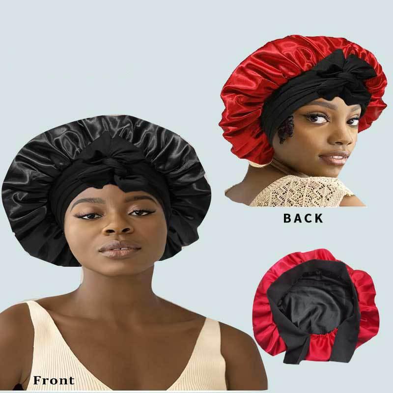 Sleeping Hat Shower Cap Front and Back