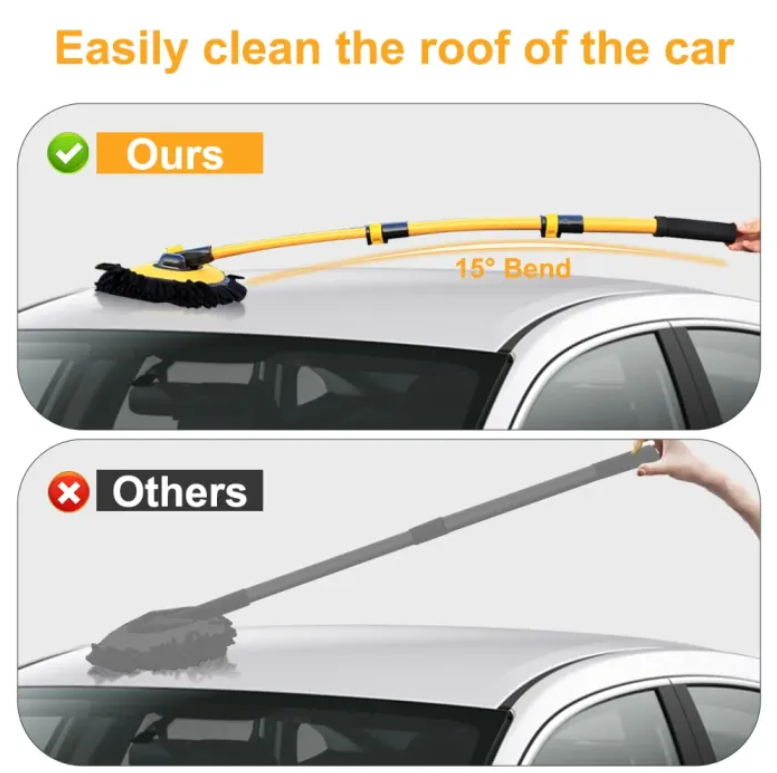 Telescopic Car Wash Mop Easily Clean the Roof