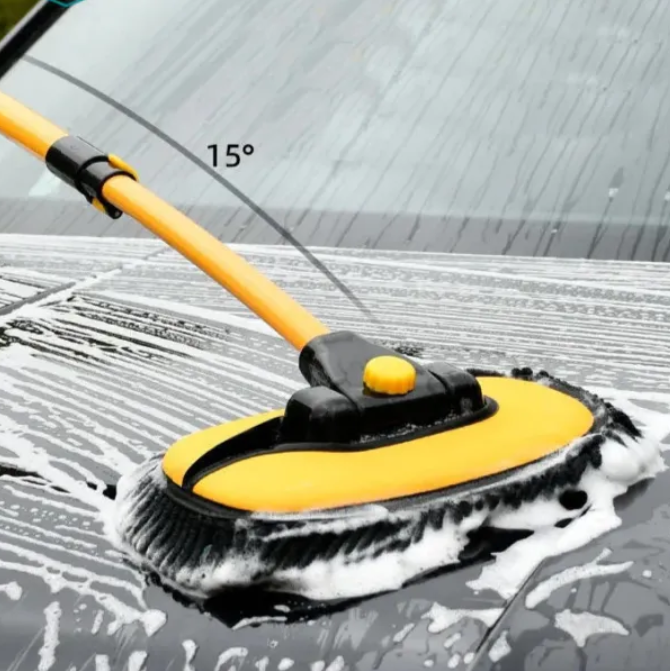 Telescopic Car Wash Mop in use