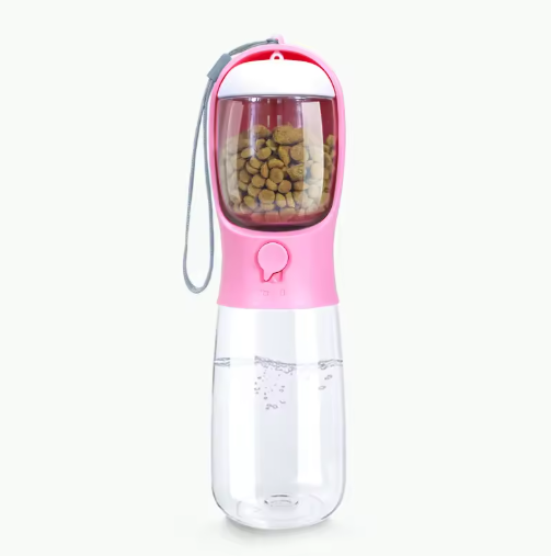 2-in-1 Pet Feeder Pink