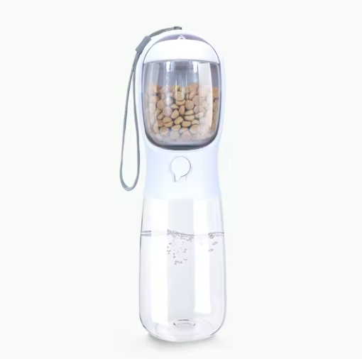 2-in-1 Pet Feeder White