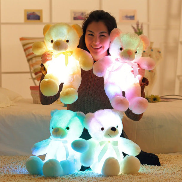 Luminous Teddy Bear Recorder Color Variations