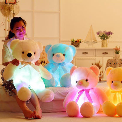 Luminous Teddy Bear Recorder Color Options