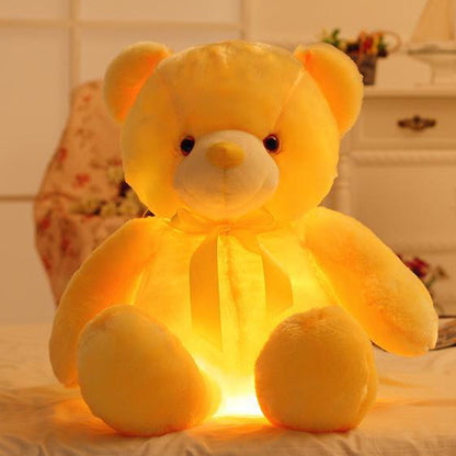 Luminous Teddy Bear Recorder 30cm and 50cm Yellow