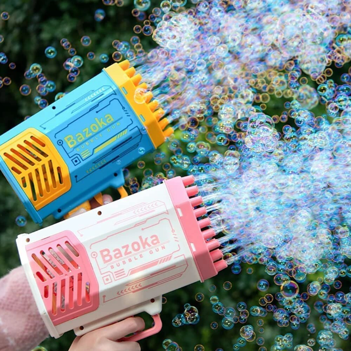 Bubble Machine Gun in use