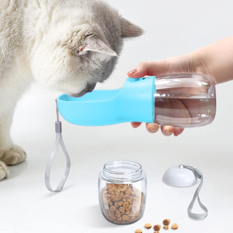 2-in-1 Pet Feeder in use