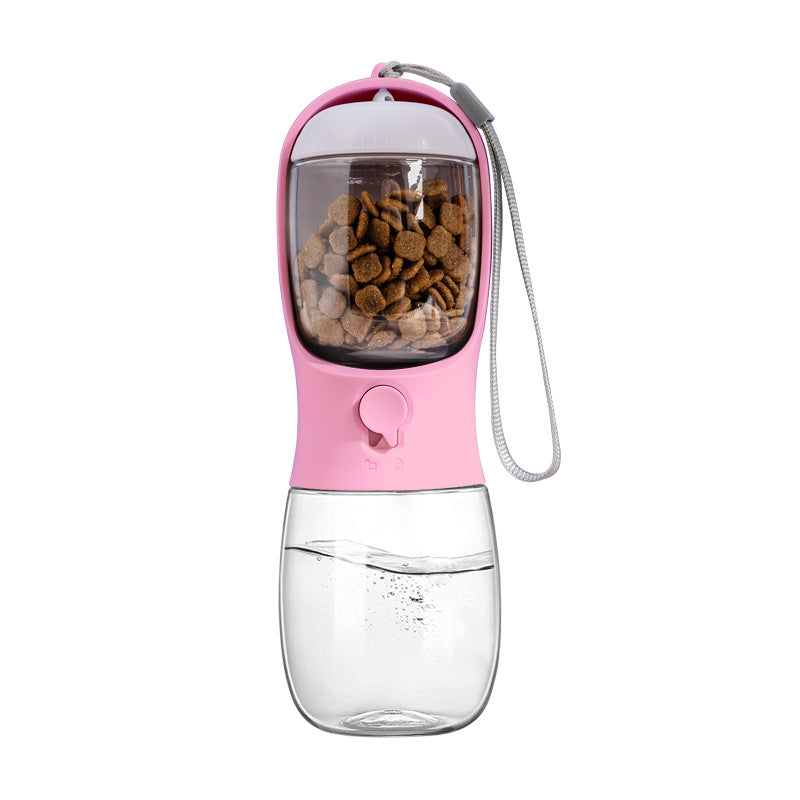 2-in-1 Pet Feeder Pink