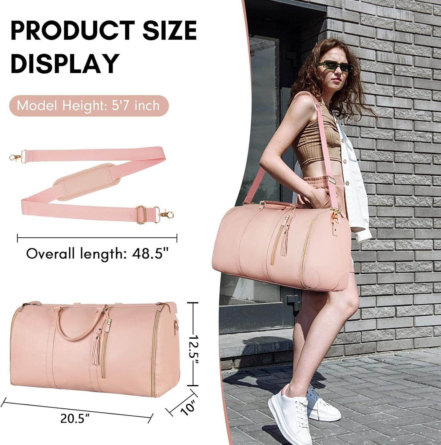 Foldable Travel Bag Pink