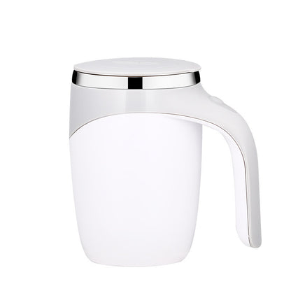 Self Stirring Coffee Mug White Batteries