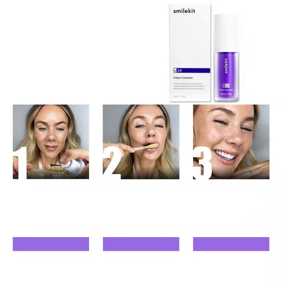 Purple Whitening Toothpaste How to Use