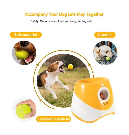 Automatic  Dog Ball Launcher Features