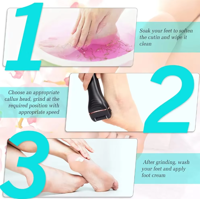 Foot Dead Skin Grinder How to use