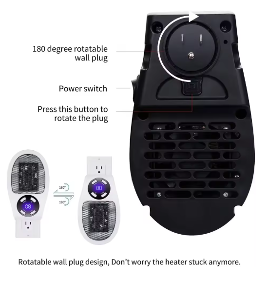 Mini Wall-mounted Heater Product Structure