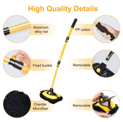 Telescopic Car Wash Mop Product Structure
